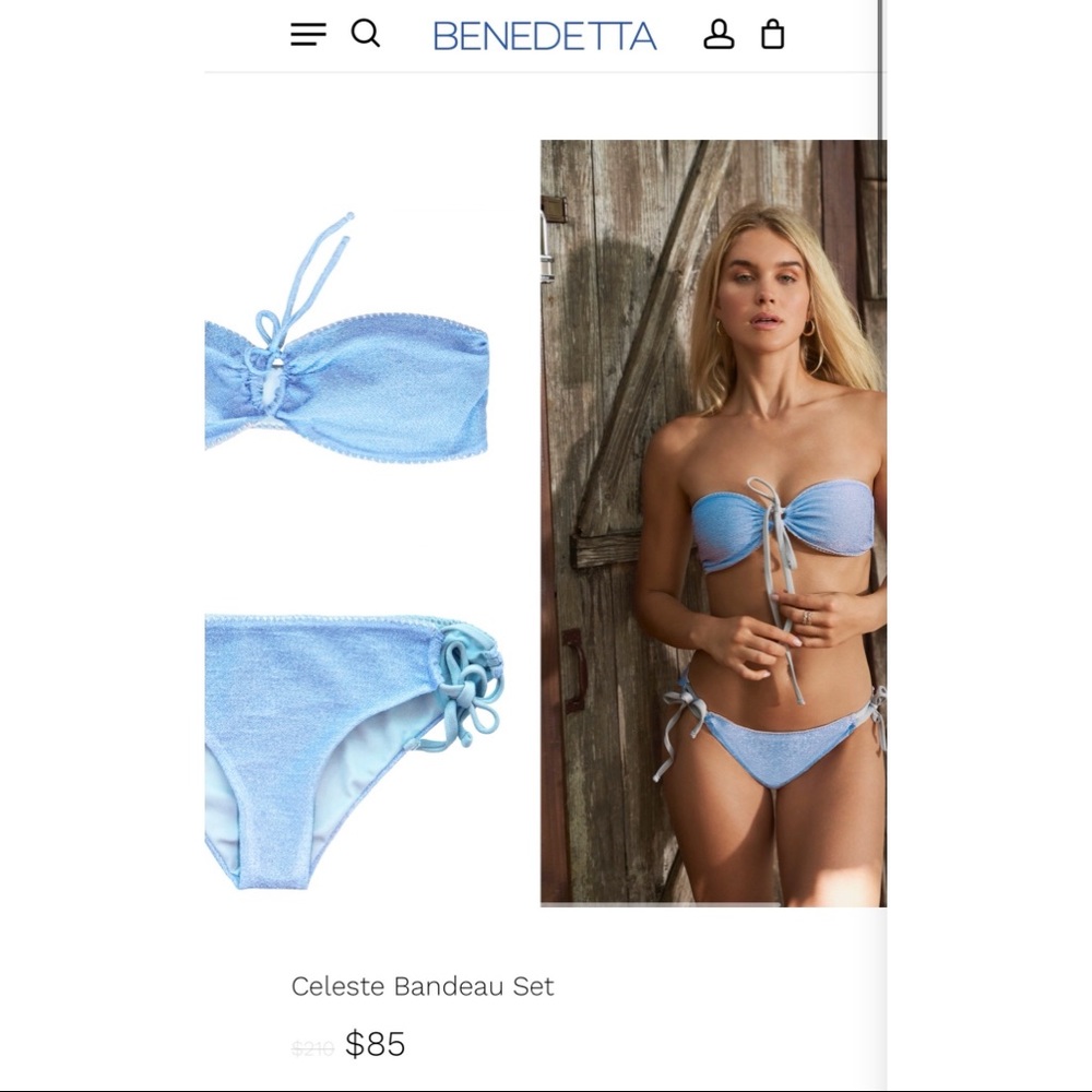 Brand new BENEDETTA TOP ONLY Swimsuit (tags on it)